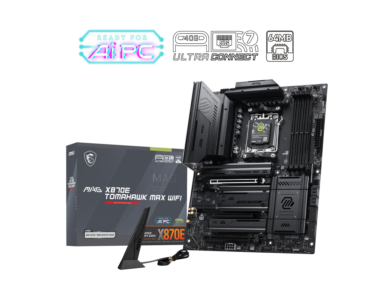 X870E Atx Motherboard - Placa base MSI MAG X870E TOMAHAWK